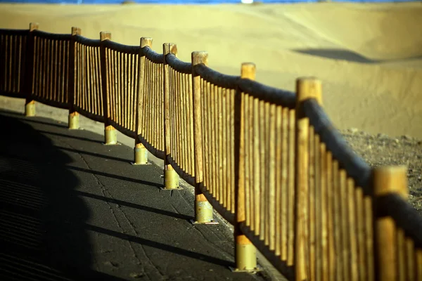 Vieille Clôture Jaune Bois Faite Planches Fond — Photo