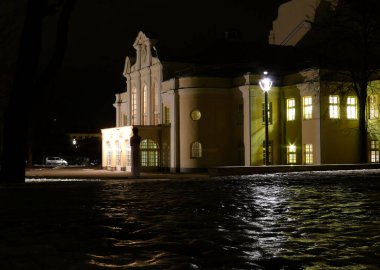 Kaunas şehrinin eski bir kasabası, Litvanya