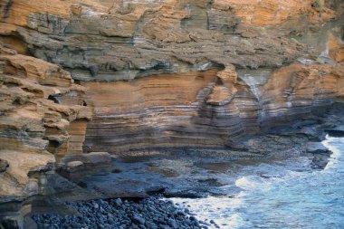 Kanarya Adalarında Volkanik Kaya Bazaltik oluşumu