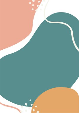 Soyut duvar sanatı el yapımı vektör koleksiyonu. Arkaplan vektör yansıması. Poster, sosyal medya ve afiş için kullanılabilir. Vektör