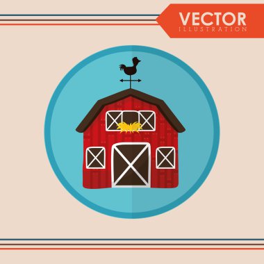 çiftlik simgesi tasarım