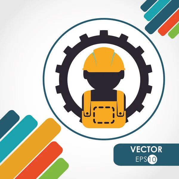 Stavebnictví a průmyslu design — Stockový vektor
