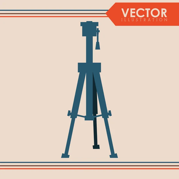 Conception d'icône de caméra — Image vectorielle