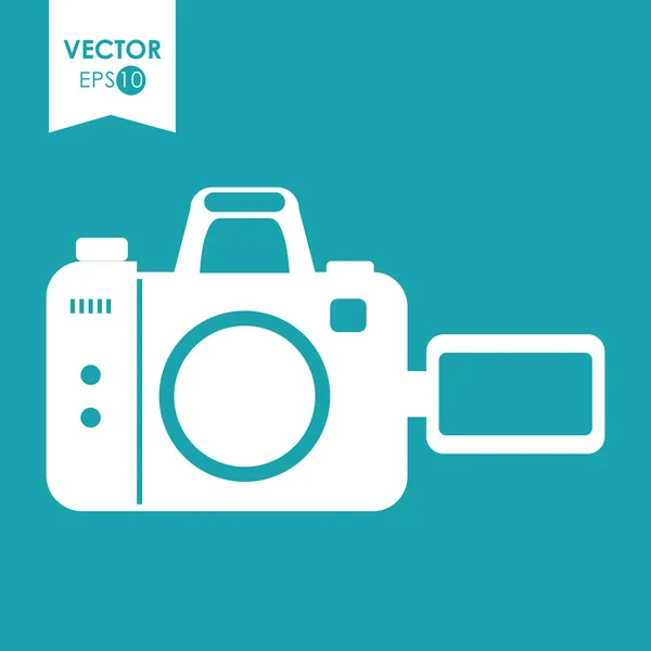 Diseño de iconos de cámara — Archivo Imágenes Vectoriales