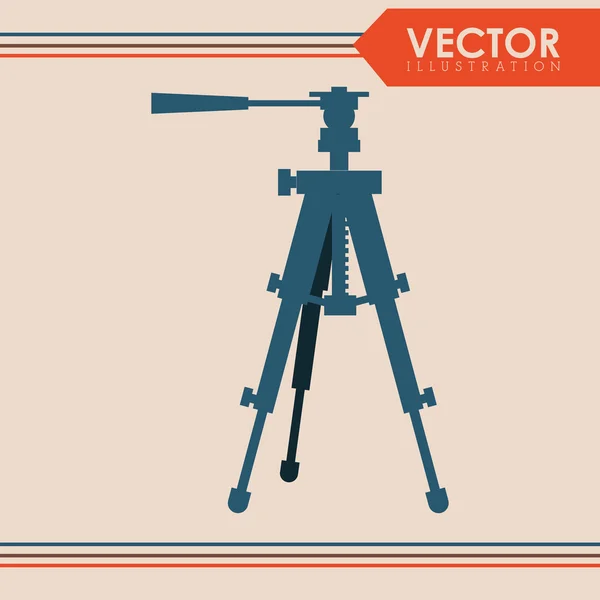 Conception d'icône de caméra — Image vectorielle