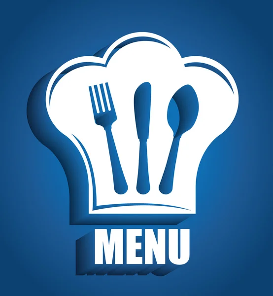 Speisekarte und Lebensmitteldesign — Stockvektor