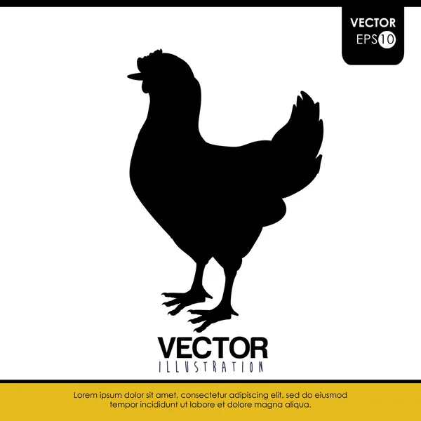 Diseño del icono de granja — Vector de stock