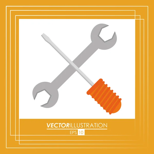 Construction and Industry design — Stock Vector