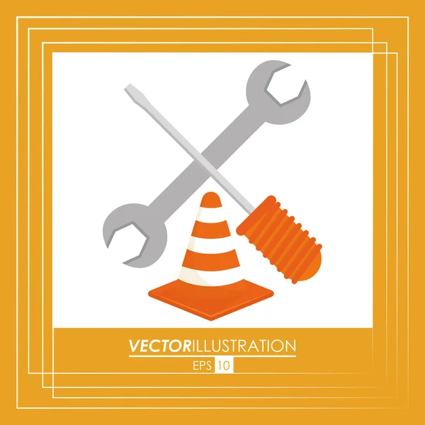 Construction and Industry design — Stock Vector