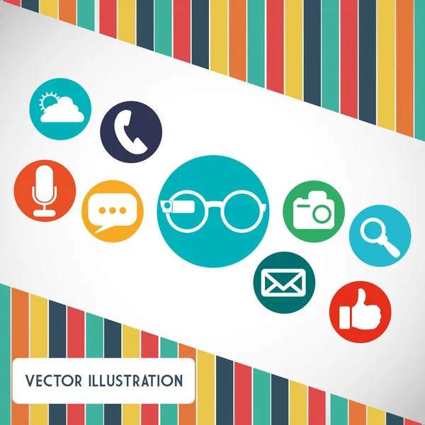 Diseño de icono de tecnología — Vector de stock