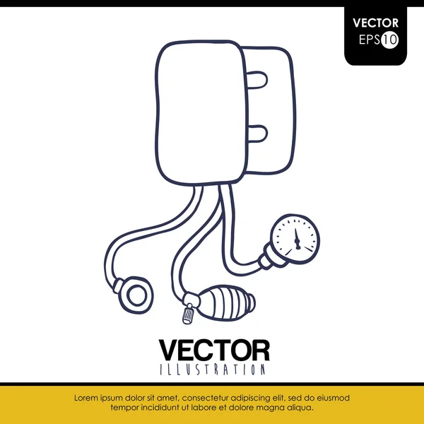 Ícone médico e hospitalar —  Vetores de Stock