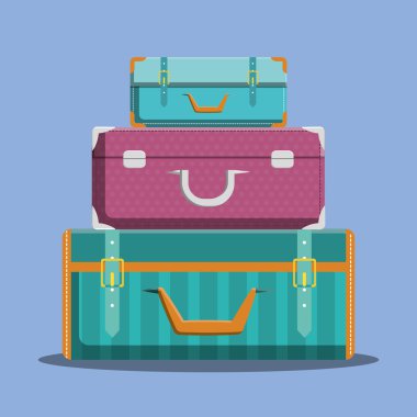 Seyahat simgeleri tasarım