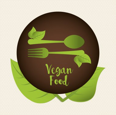 Vegan simgesi tasarım
