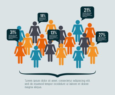 Infographic insanlar tasarım