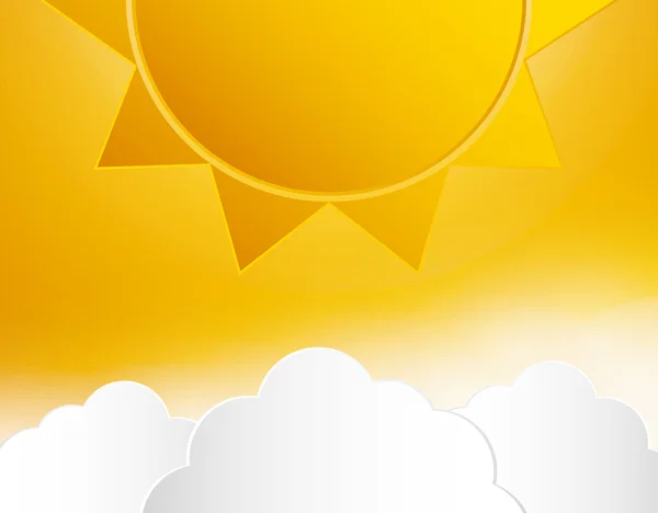 Sun icon design — Stock Vector