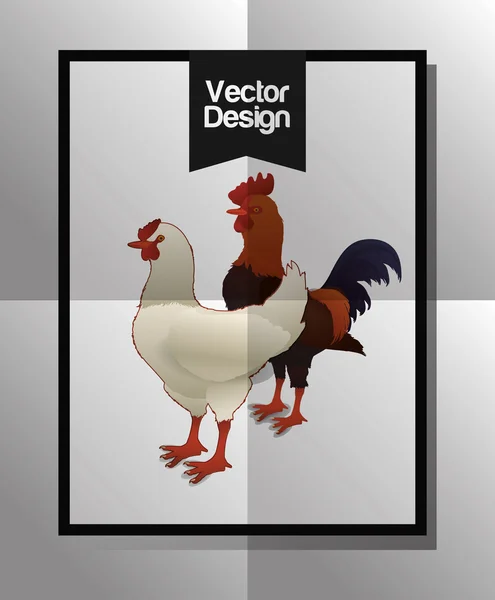 Diseño del icono de granja — Vector de stock