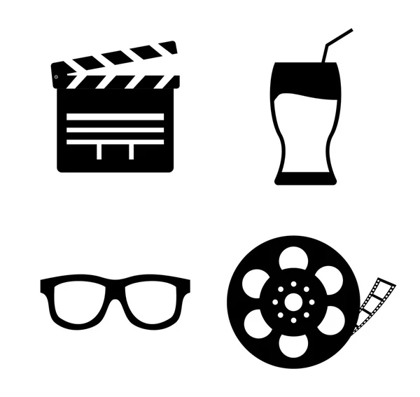 Cinema pictogram ontwerp — Stockvector