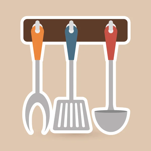 Kitchen icon design — Stock Vector