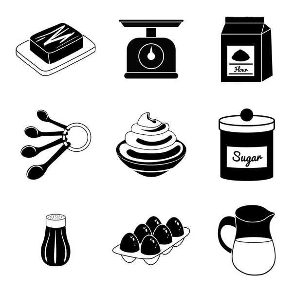 Diseño de icono de hornear — Vector de stock