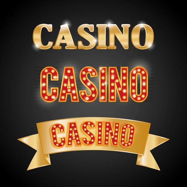 Casinò icona desin — Vettoriale Stock