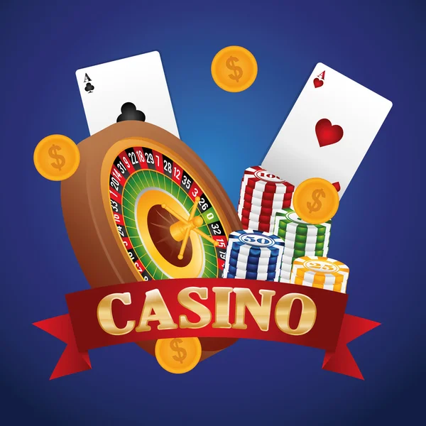 Casino のアイコン設計します。 — ストックベクタ