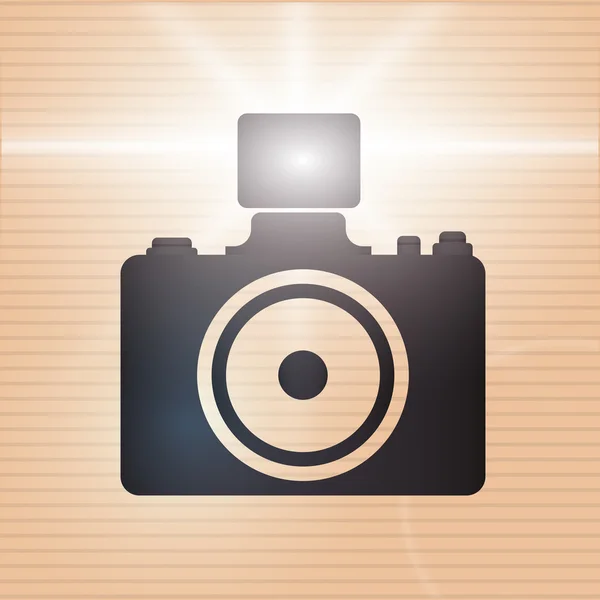 Design de ícones de câmera — Vetor de Stock