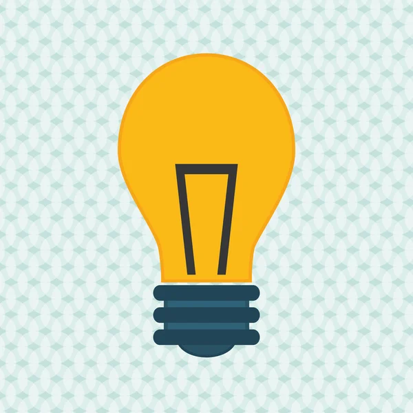 Light bulb icon design — Stock Vector