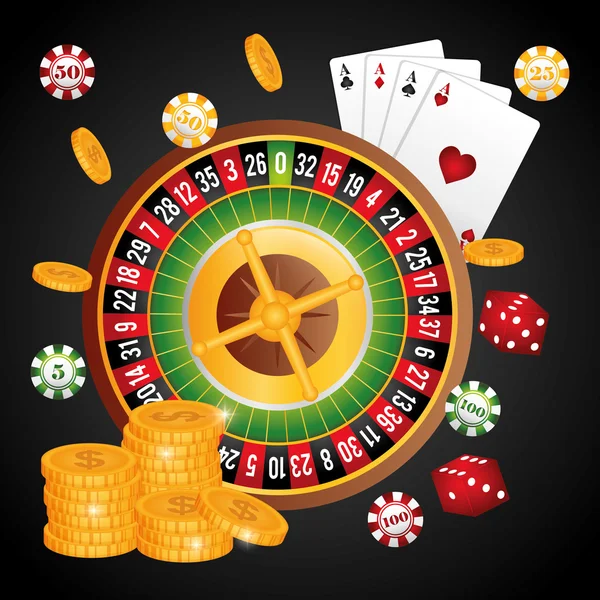 Desin icono de Casino — Archivo Imágenes Vectoriales