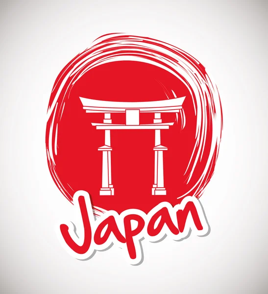 Japon culture design — Image vectorielle