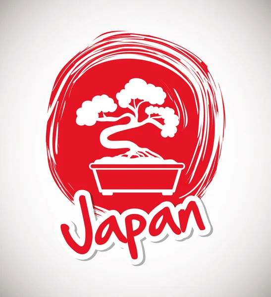 Japón cultura diseño — Vector de stock