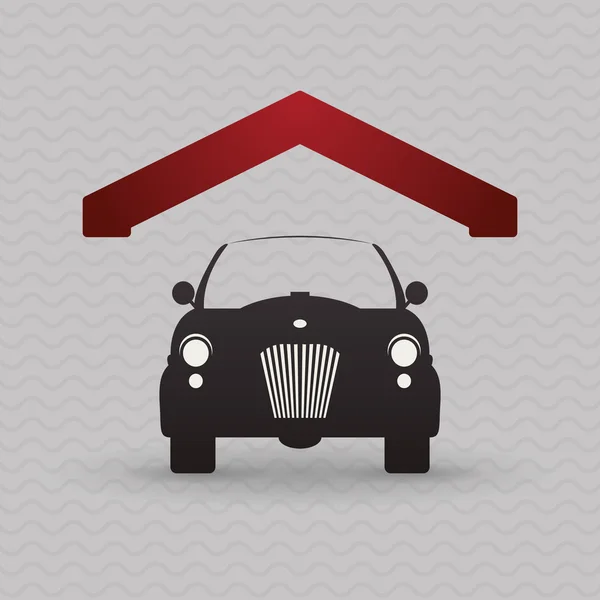 Garage pictogram ontwerp — Stockvector