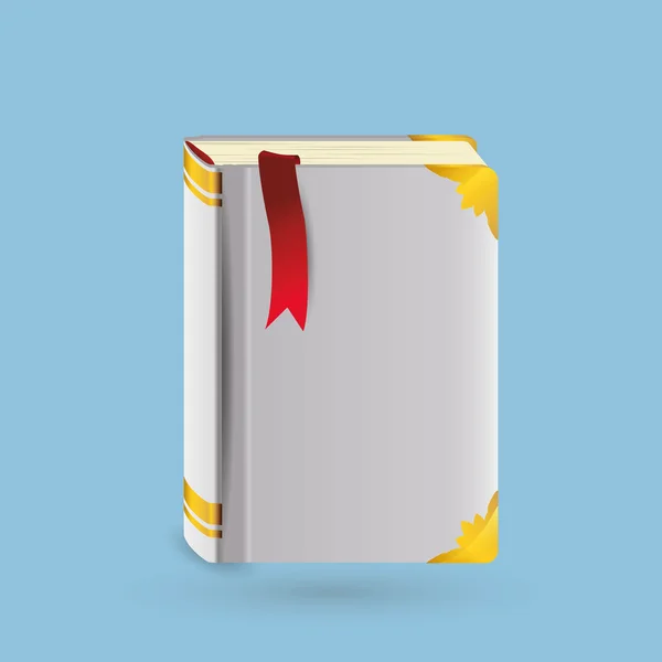 Libro icono diseño — Vector de stock