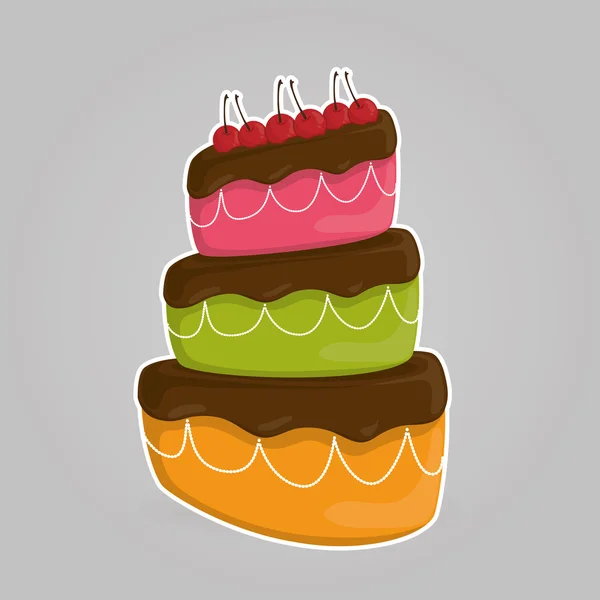 Icône de boulangerie design — Image vectorielle