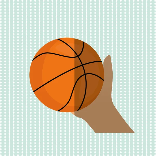 Дизайн икон баскетбола — стоковый вектор