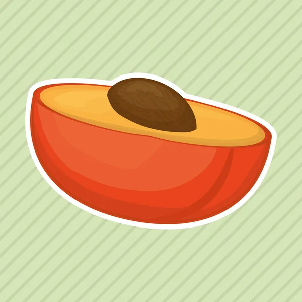 Design de ícone de frutas — Vetor de Stock