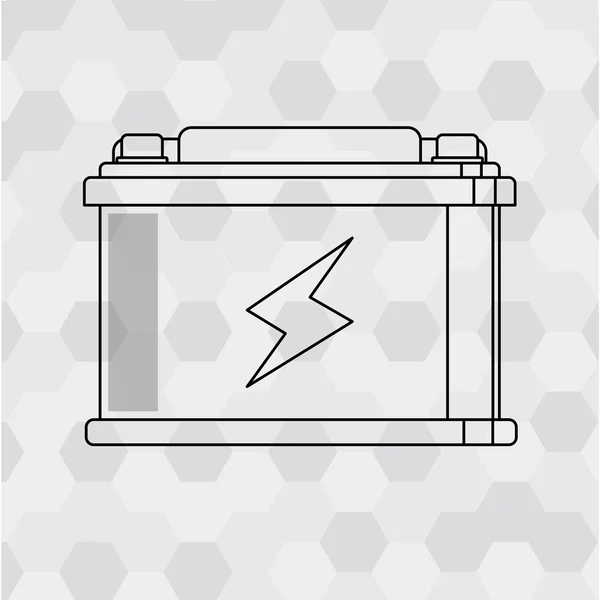 Conception icône de batterie — Image vectorielle