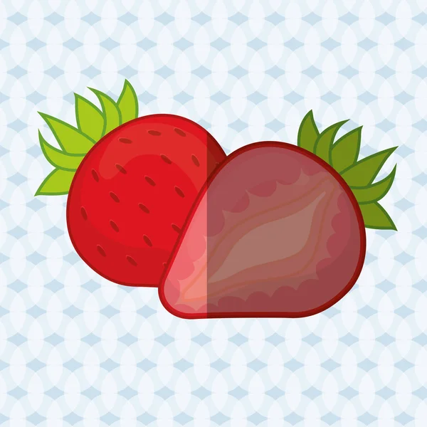Conception d'icône de fruit — Image vectorielle
