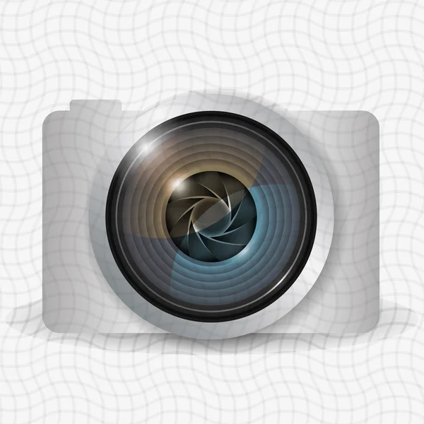 Icona della fotocamera Design — Vettoriale Stock