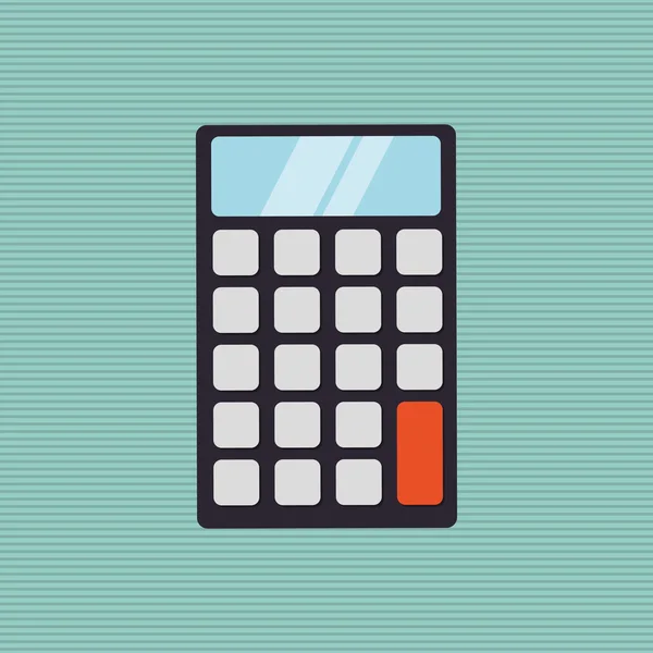 Calculatrice icône design — Image vectorielle