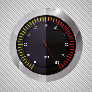 simgesi tasarım, vektör çizim 10 eps grafiği ile hız kavramı.