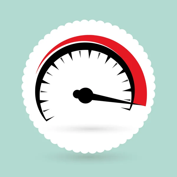 Speed Concept Icon Design Vector Illustration Eps Graphic — Stock Vector