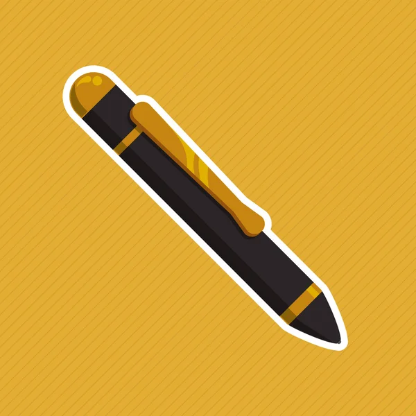 Stift-Icon-Design — Stockvektor