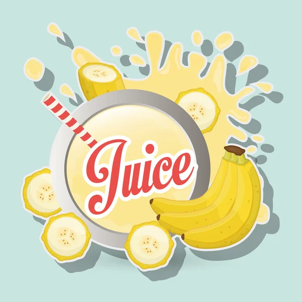 Diseño de icono de jugo — Archivo Imágenes Vectoriales