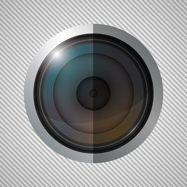 Conception d'icône de caméra — Image vectorielle
