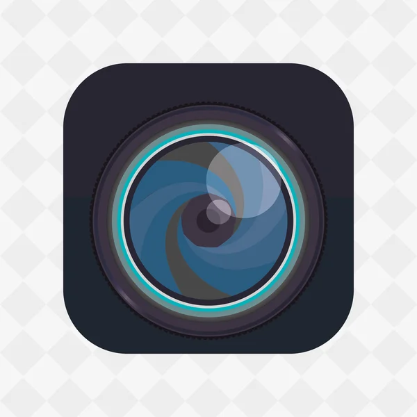 Camera pictogram ontwerp — Stockvector