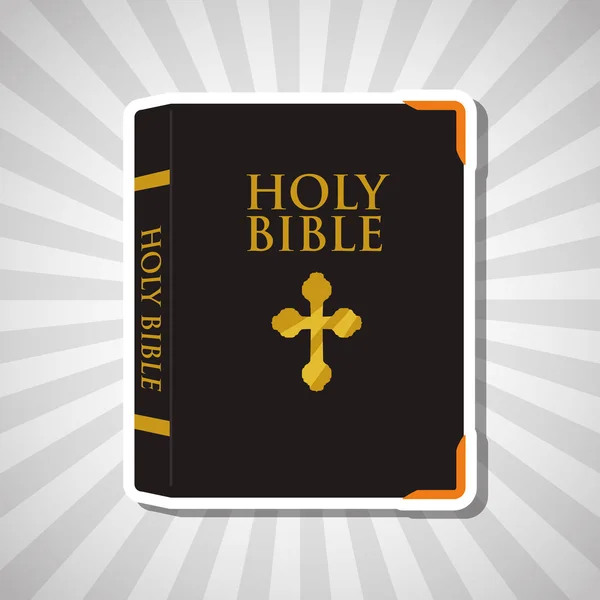 Holy Bible design — Stock Vector