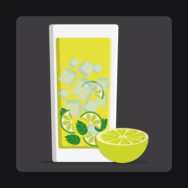 Bebidas icono de diseño — Vector de stock