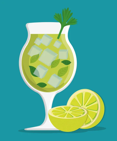 Bebidas icono de diseño — Vector de stock