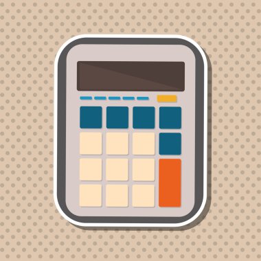 Hesap makinesi simge tasarım