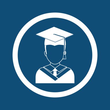 Mezuniyet simgesi tasarım